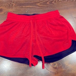 Champion black and red reversible shorts